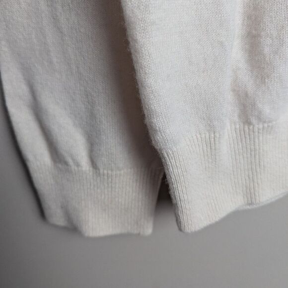 Stenstroms mens cashmere v-neck sweater elbow patches xl - Picture 5 of 9